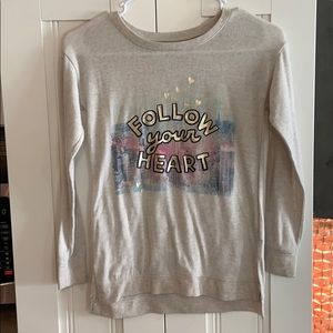 A long sleeve justice shirt